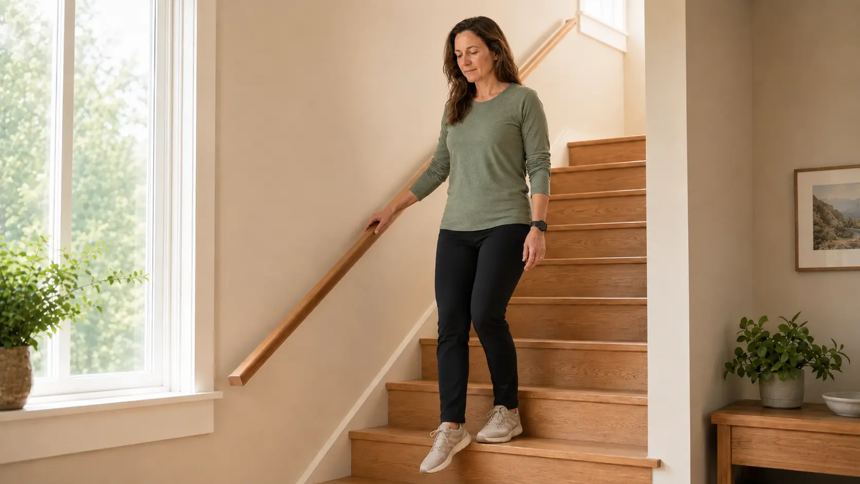 Knee Pain Going Down Stairs (Why It's Worse & the Fix)